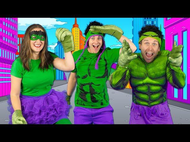 Kids Superhero Song  - Let's Be Superheroes | Action Songs for Kids - Bounce Patrol