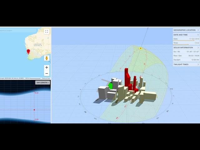 Northern/Southern Hemisphere Sun Path