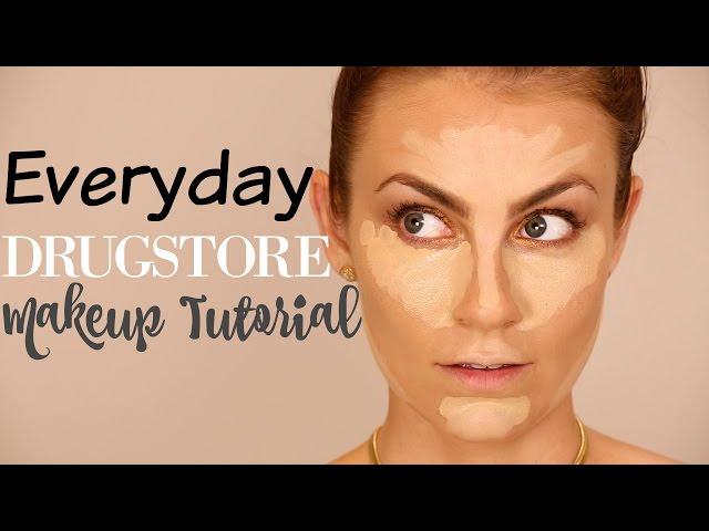 Full Face Drugstore Everyday Makeup Tutorial | Angela Lanter