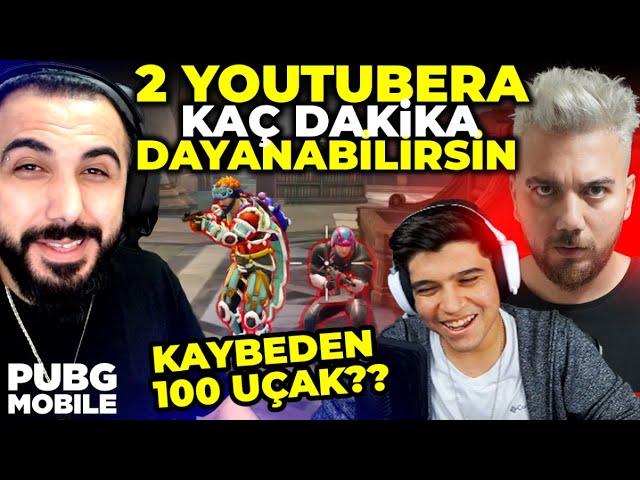 EGOİST ÇILDIRDI!!  2 YOUTUBERA KAÇ DAKİKA DAYANABİLİRSİN #4 w/ Doch, Egoist Pati | PUBG MOBILE