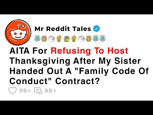 AITA For Refusing To Host Thanksgiving After My Sister...  - Reddit Family Stories