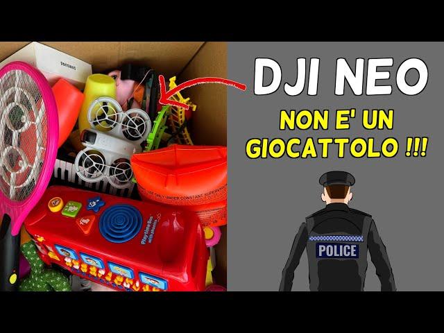 IL DJI NEO NON E' UN GIOCATTOLO !!! Denuncia e sequestro del drone a Roma