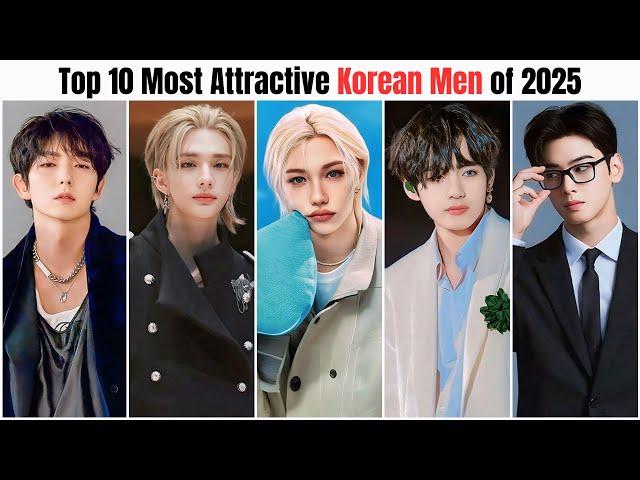 Top 10 Most Handsome Men in Korea 2025 #Besttopten #felix