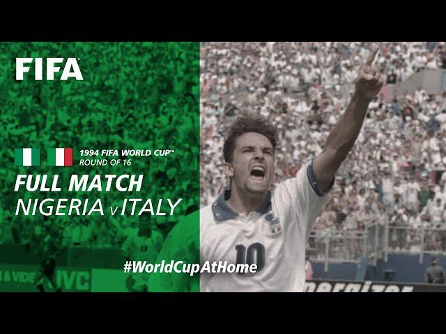 Nigeria v Italy | 1994 FIFA World Cup | Full Match