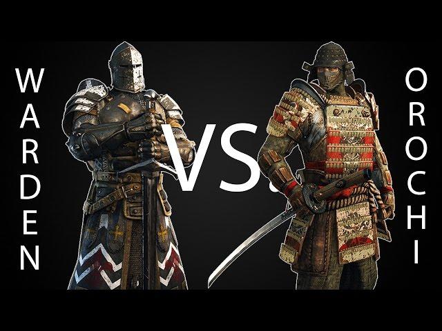 For Honor - Warden vs. Orochi - 1vs1 - No Commentary