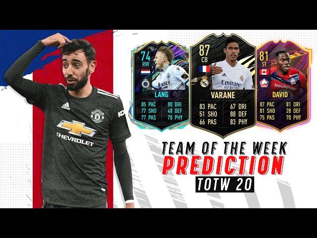 FIFA 21 TOTW 20 Predictions | Team of the Week 20 | TOTW 20 Prediction Fifa 21