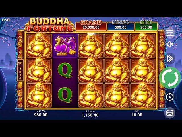 Buddha Fortune Slot Game Bonus Mega Win, BNG Gaming