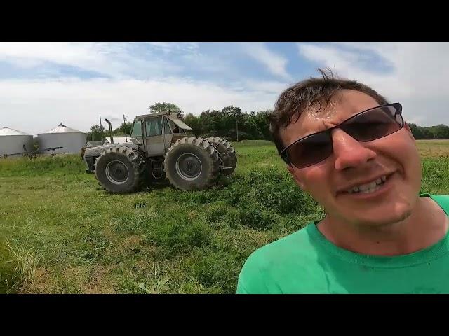 Getting Dad's Opinion on the Big White Tractor