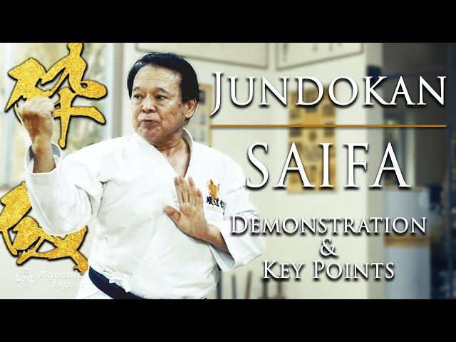 Goju-ryu Karate Kata | Saifa | Okinawa Karate Grand Master | Ageshio Japan