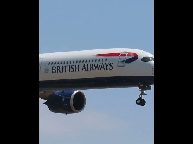 British Airways A350-1000 Landing At LAX