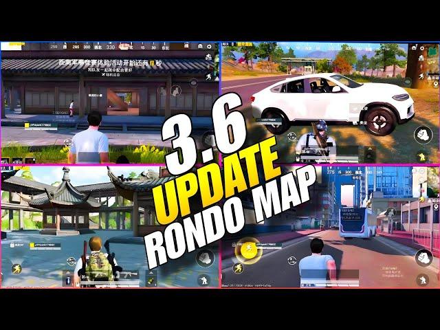 New 3.6 Update Rondo Map | Bgmi 3.6 Update | Rondo Map Gameplay | 3.6 Update Pubg  | Free Vehicle