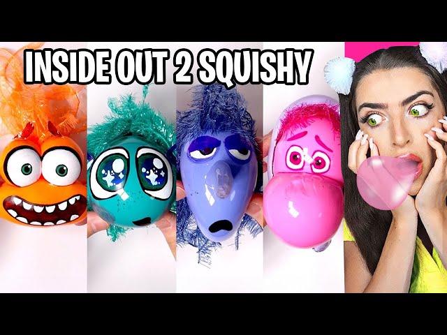 DIY Inside Out 2 BUBBLE TOYS!! (AMAZING NANO TAPE SQUISHIES)