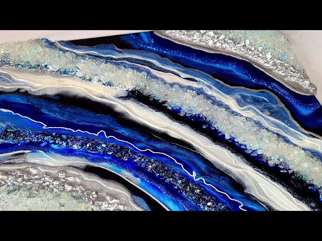 #38- Creating Stunning Geode Resin Art with Crushed Glass & Crystals