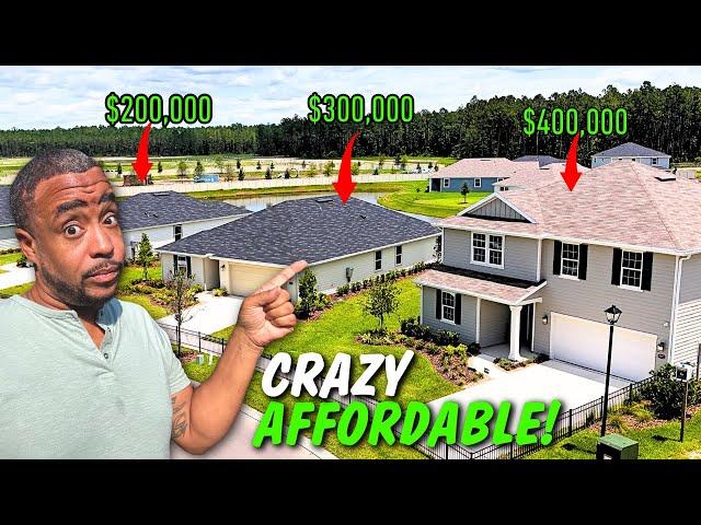 Jacksonville Florida's Suburb MOST AFFORDABLE New Construction Homes [For Sale High $200k to $400K]