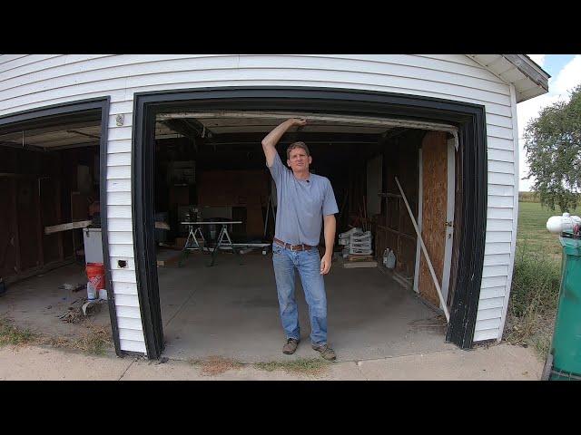 How to install a garage door - step by step