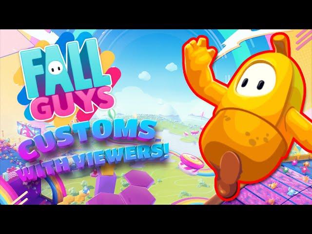 Fall Guys THANKSGIVING Customs LIVE with viewers! | Creative, Fashion Show, Time Attack!