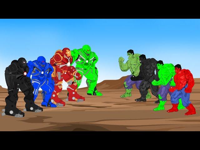 Color Team Hulk vs Color Team Hulk Buster [HD]