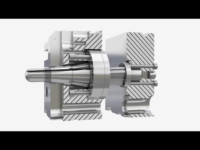 Werkzeugbau Spritzguss Kunststoff Einfallkern Funktion 3D-Animation Maschinenbau