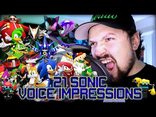 21 Voice Impressions of Sonic Characters!