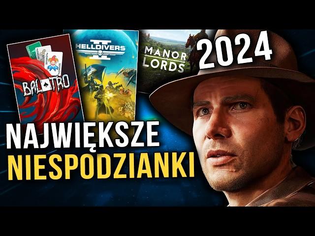 Największe ZASKOCZENIA 2024 roku w świecie gier