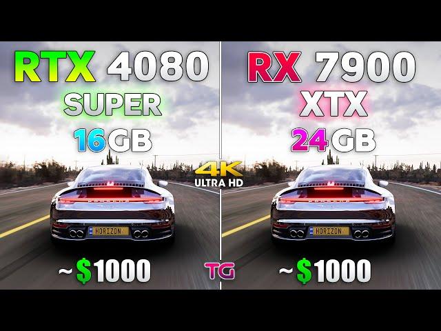 RTX 4080 SUPER vs RX 7900 XTX - Test in 9 Games