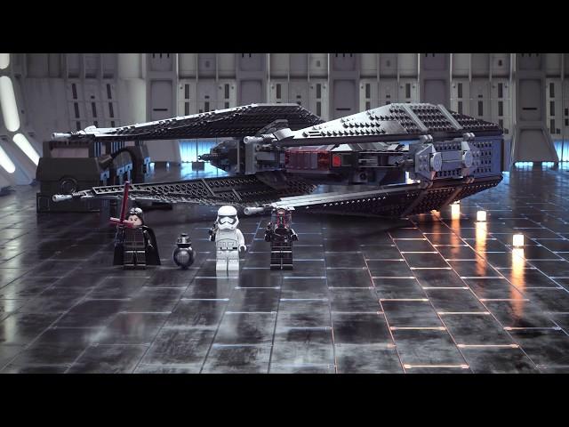 Kylo Ren's TIE Fighter - LEGO Star Wars - 75179 - Product Animation