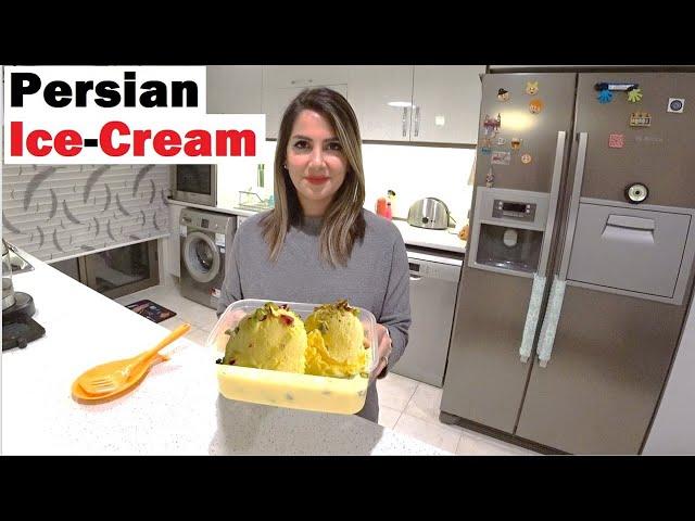 Famous Traditional Ice Cream in Iran (Akbar Mashti) | Hello Iran TV