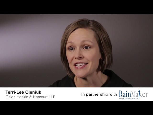 Terri-Lee Oleniuk - Osler, Hoskin & Harcourt LLP - Lexpert Rising Stars 2016