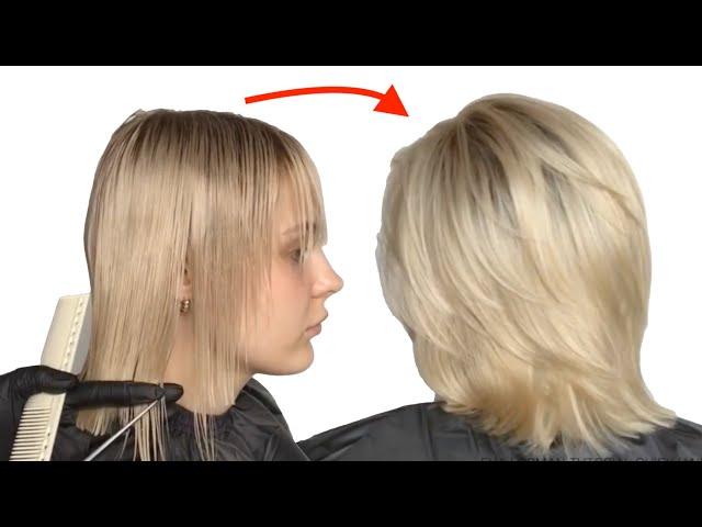 How To Cut Your Own Hair Into Layers Cascade Haircut | Rhapsody Love Haircut Eva Lorman