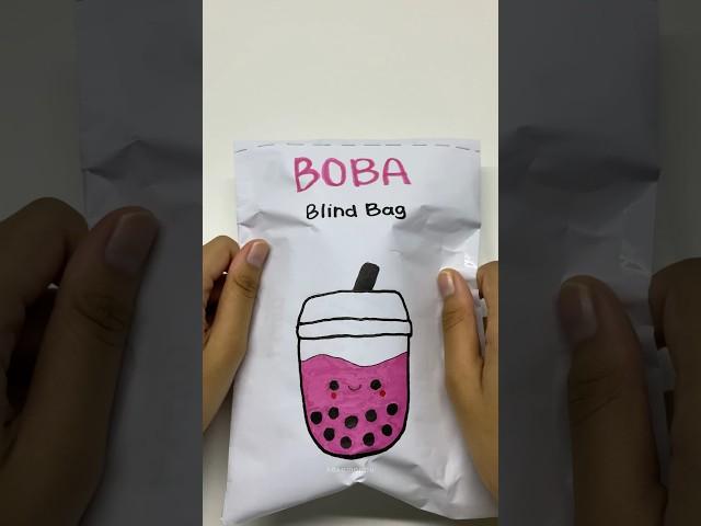 Boba blind bag ! #papercrafts #asmr #paper #blindbags #종이놀이 #boba