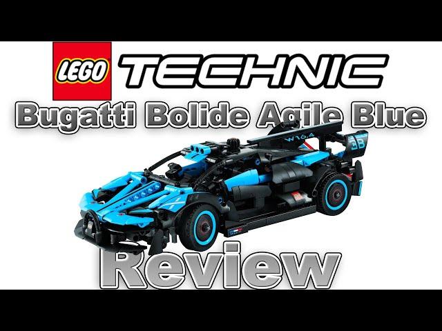 LEGO Technic Bugatti Bolide Agile Blue Speed Build & Review