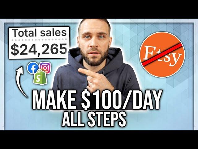 My Simple $100/Day Print On Demand Checklist For 2024 (Shopify For Beginners)