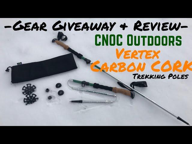 CNOC Outdoors Vertex Carbon & Cork Trekking Poles (Review & Giveaway)