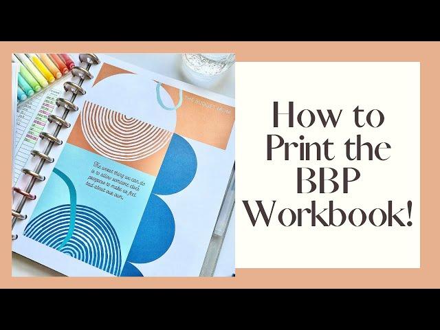 How to Put Together the Budget by Paycheck Workbook |  The Budget Mom