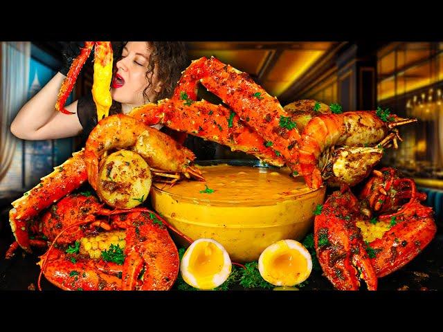 KING CRAB SEAFOOD BOIL MUKBANG | SEAFOOD | MUKBANG | LOBSTER | SEAFOOD BOIL | ASMR EATING |ASMR FOOD