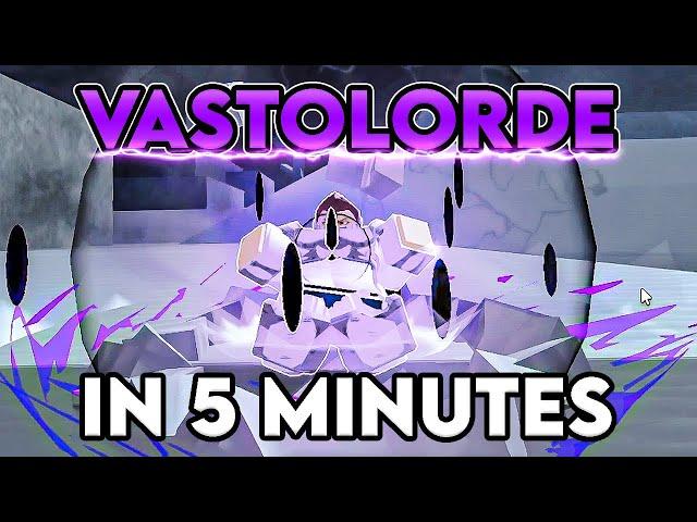 HOW TO BECOME VASTOLORDE IN 5 MINUTES (Roblox Peroxide)