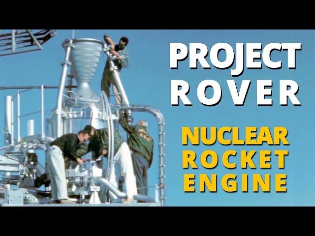 Project Rover Nuclear Rocket Engine - AI upscale (Los Alamos,  1965, Kiwi engine tests)
