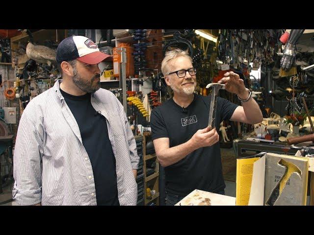 Inside Adam Savage's Cave: Book-Turned-Hammer!