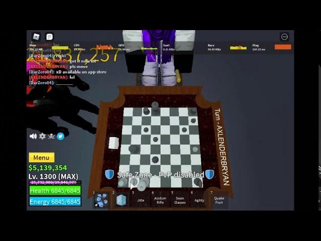 Anime chess battle. But in blox fruit