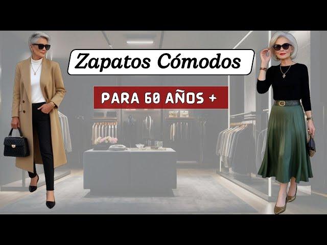  Zapatos Elegantes y Cómodos | Para mujeres de 60 AÑOS a más 