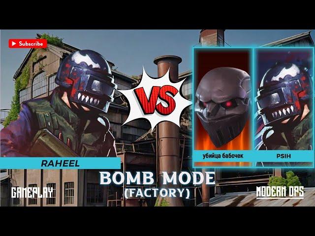 Modern ops - 1 vs 2 Bomb mode (Factory) Gameplay