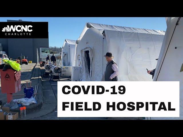 INSIDE LOOK: 30-bed emergency field hospital constructed in Lenoir