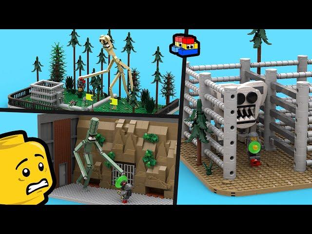 LEGO Zoonomaly Playsets: Monster Bear, Stick Spider, and Elephant