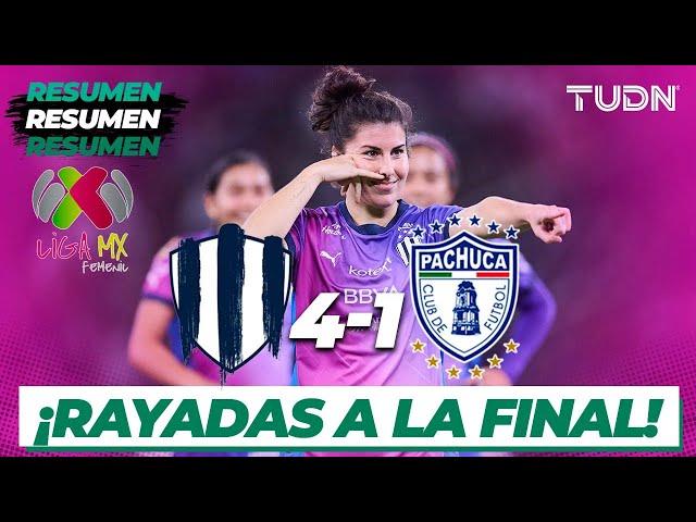 Resumen y goles | Monterrey 4-1 Pachuca | Liga Mx Femenil AP2024-Semis | TUDN