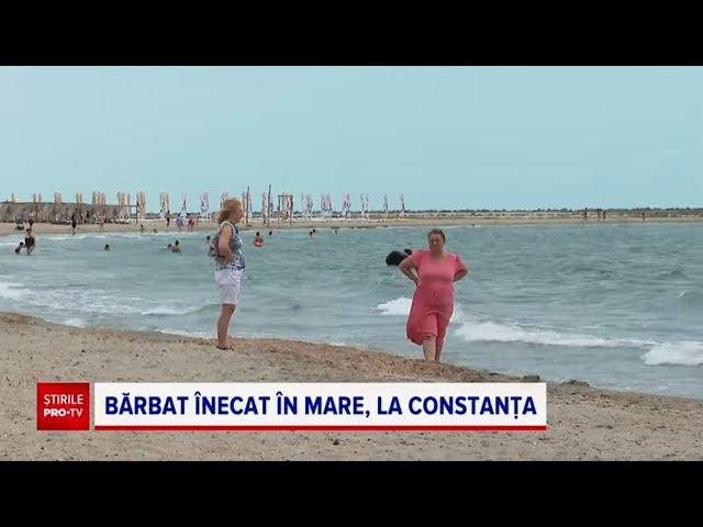 Un bărbat s-a înecat pe litoral, în Constanța, unde a fost vânt puternic