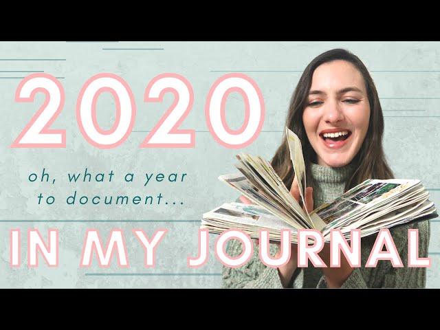 2020 JOURNAL FLIP THROUGH // Creative Art Journal // Memory Keeping Journal