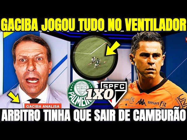 EX ARBITRO GACIBA JOGOU TUDO NO VENTILADOR "ELE TINHA Q SAIR DE CAMBURÃO" SPFC FOI ASSALTADO AO VIVO