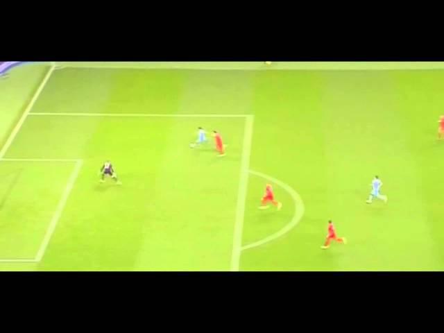 Sergio Aguero Goal ~ Manchester City vs Liverpool 3-0 [Premier League 25/08/2014] HD