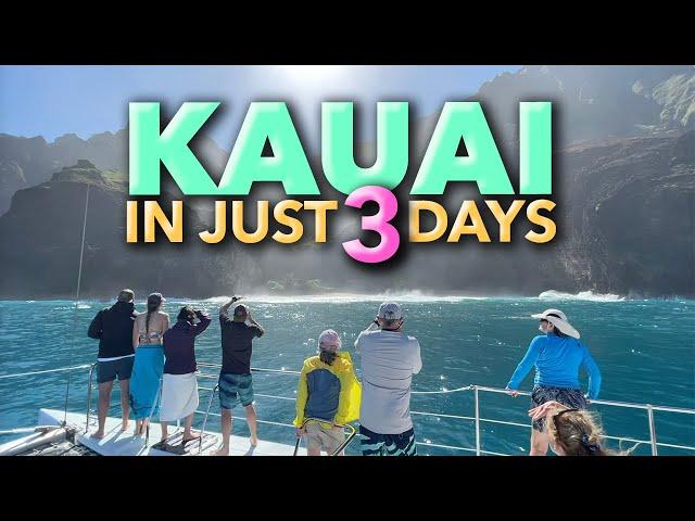 See spectacular Kauai in just 3 days