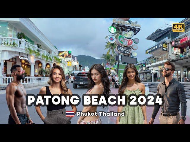 [4K]  Patong Beach 2024 The Best Exploration Nightlife | Banglaroad | Phuket, Thailand